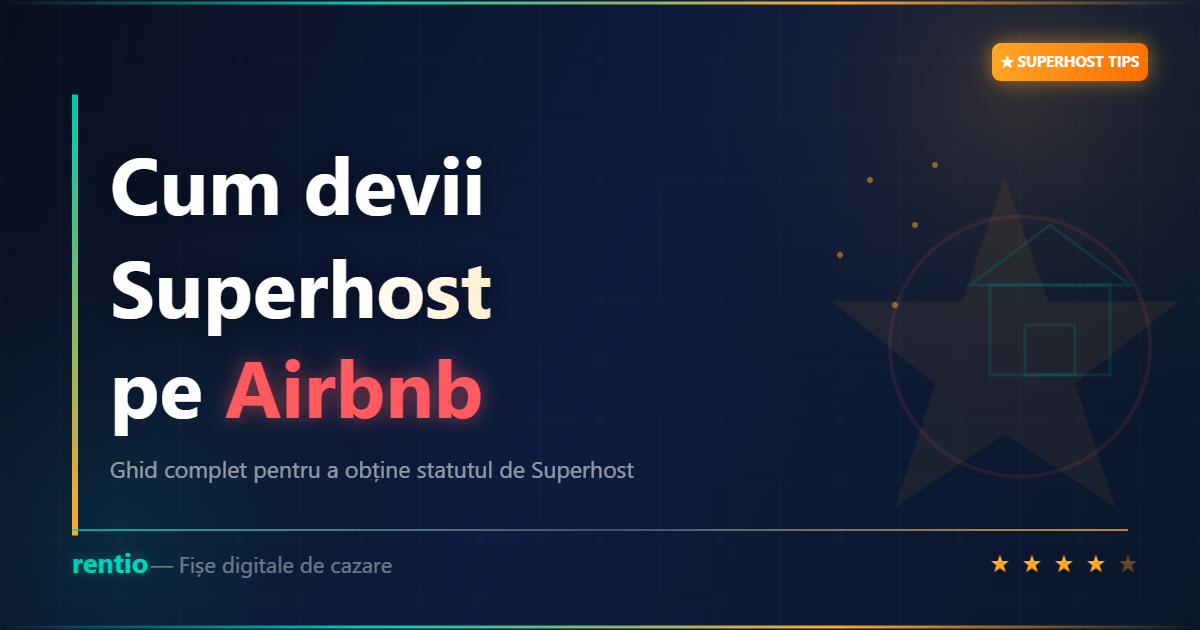 Cum devii Superhost pe Airbnb